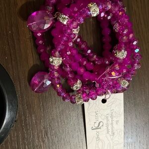 Sassy Jones Malia bracelet stack  never used.